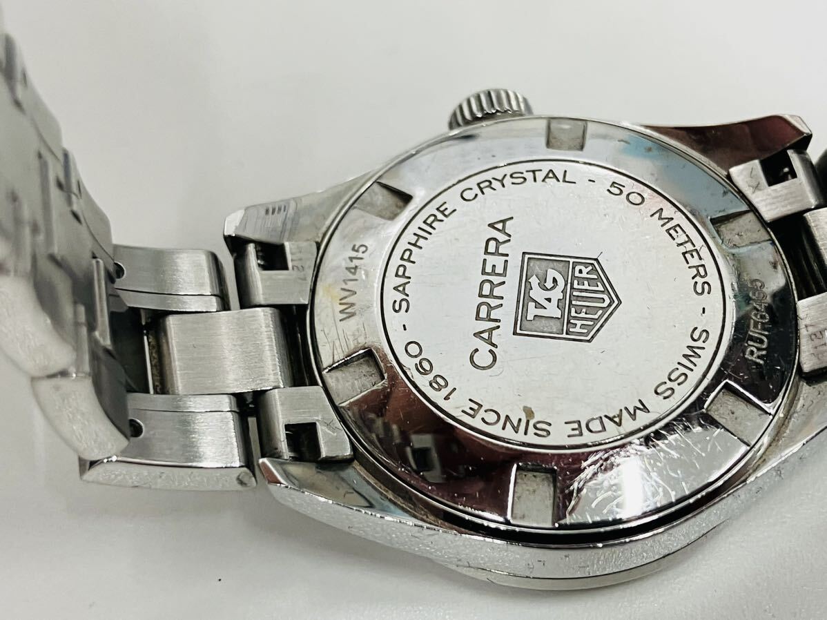 TAG Heuer タグホイヤー CARRERA カレラ WV1415 シェル文字盤 レディース腕時計 稼働_画像7