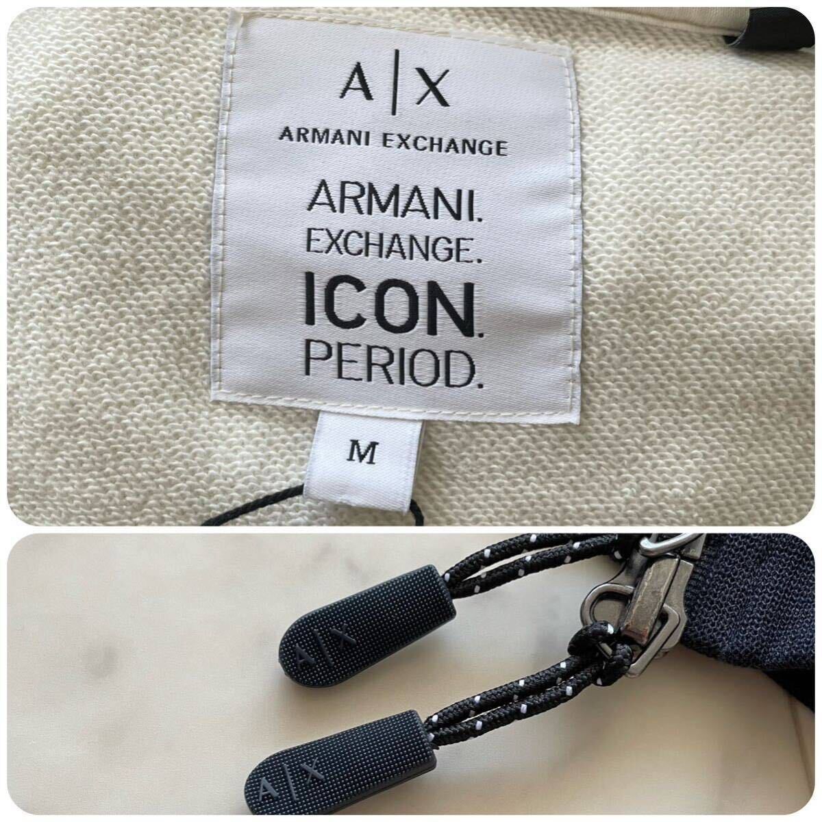 新品タグ付き/L相当★ アルマーニ エクスチェンジ ARMANI EXCHANGE ICON グラデーション ジップ パーカー ジャケット フーディ ロゴ刺繍_画像9