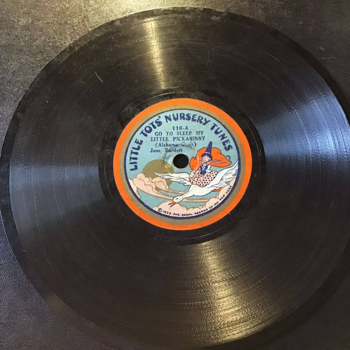 Little Tot’s Nursery Tunes 幼児向けSPレコード 1923年 アンティーク 希少盤 アメリカ製 の画像4