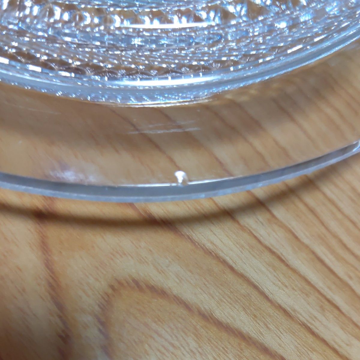 クリスタルガラス灰皿　