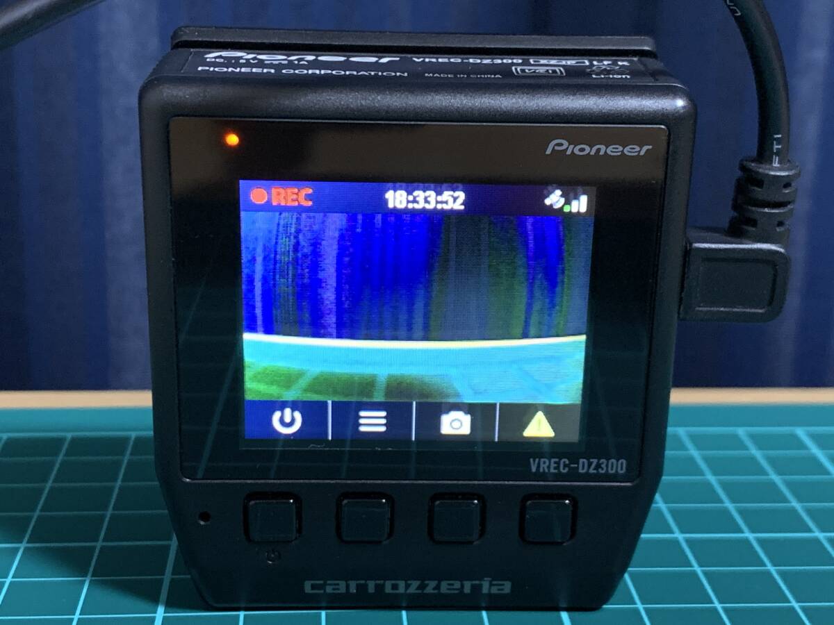 カロッツェリア パイオニア ドライブレコーダー VREC-DZ300 207万画素 フルHD WDR GPS 中古品_画像10