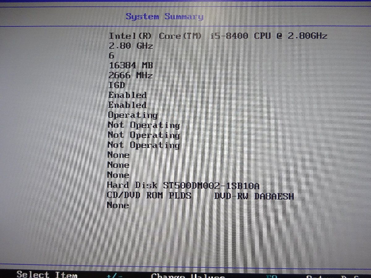 Lenovo ThinkCentre M720s 10SU-S26V00 /CPU i5-8400/メモリ8GB/HDD500GB/DisplayPort VGA変換アダプター付属_画像6