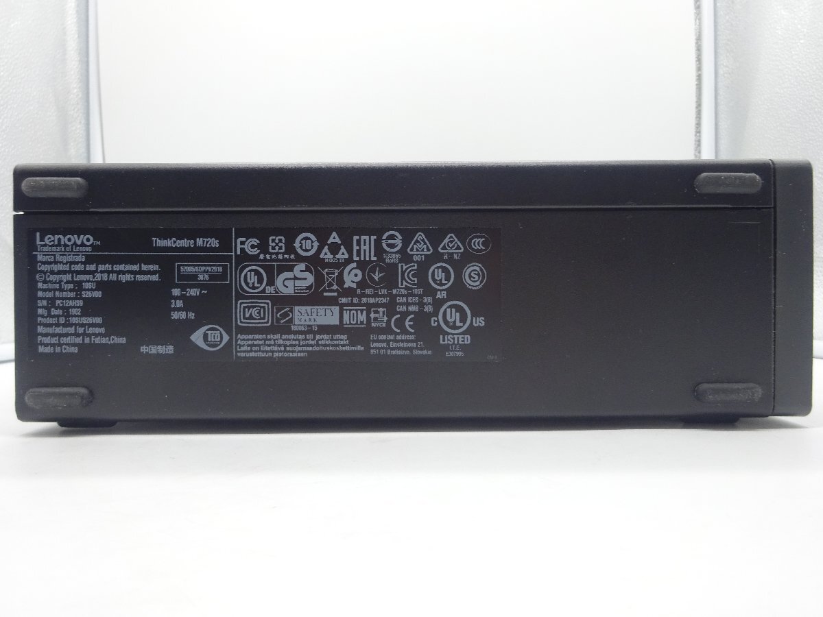Lenovo ThinkCentre M720s 10SU-S26V00 /CPU i5-8400/ память 16GB/HDD500GB/DisplayPort VGA конверсионный адаптор приложен 