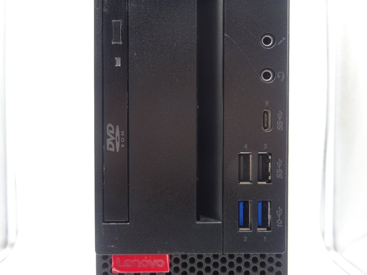 Lenovo ThinkCentre M720s 10SU-S4MA00 /CPU i7-8700/メモリ8GB/SSD512GB/DisplayPort VGA変換アダプター付属_画像4