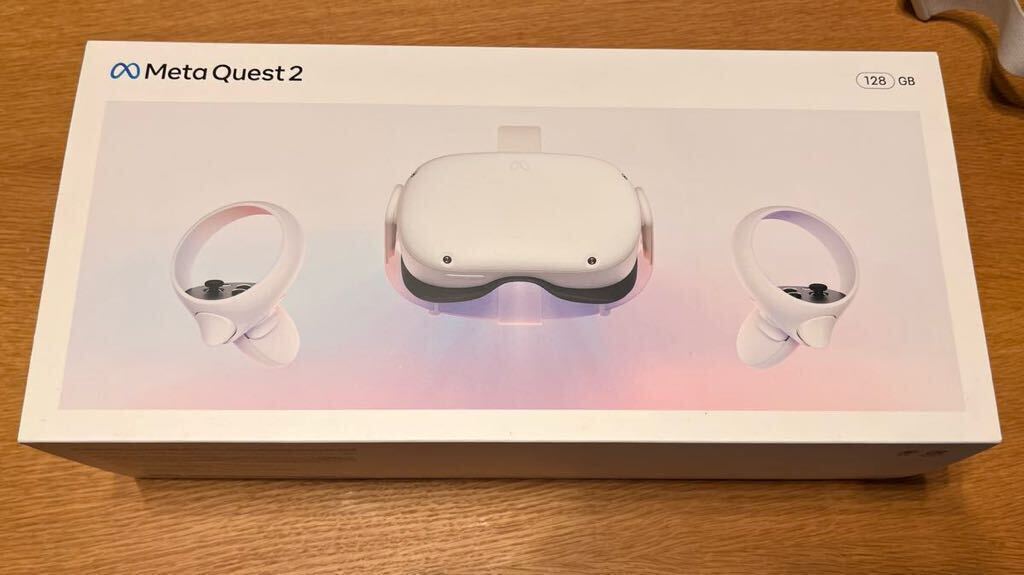 中古Meta Quest 2 128GB VR機器 VRヘッドセット (OCULUS QUEST2) メタクエスト2 オキュラスクエストの画像1