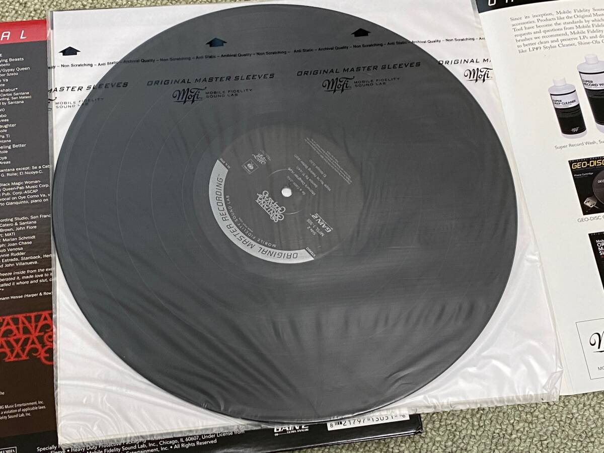 MFSL Santana Abraxas（Mobile Fidelity Sound Lab MFSL 1-305） 180g 重量盤 LP 超レア 極美盤！！の画像6