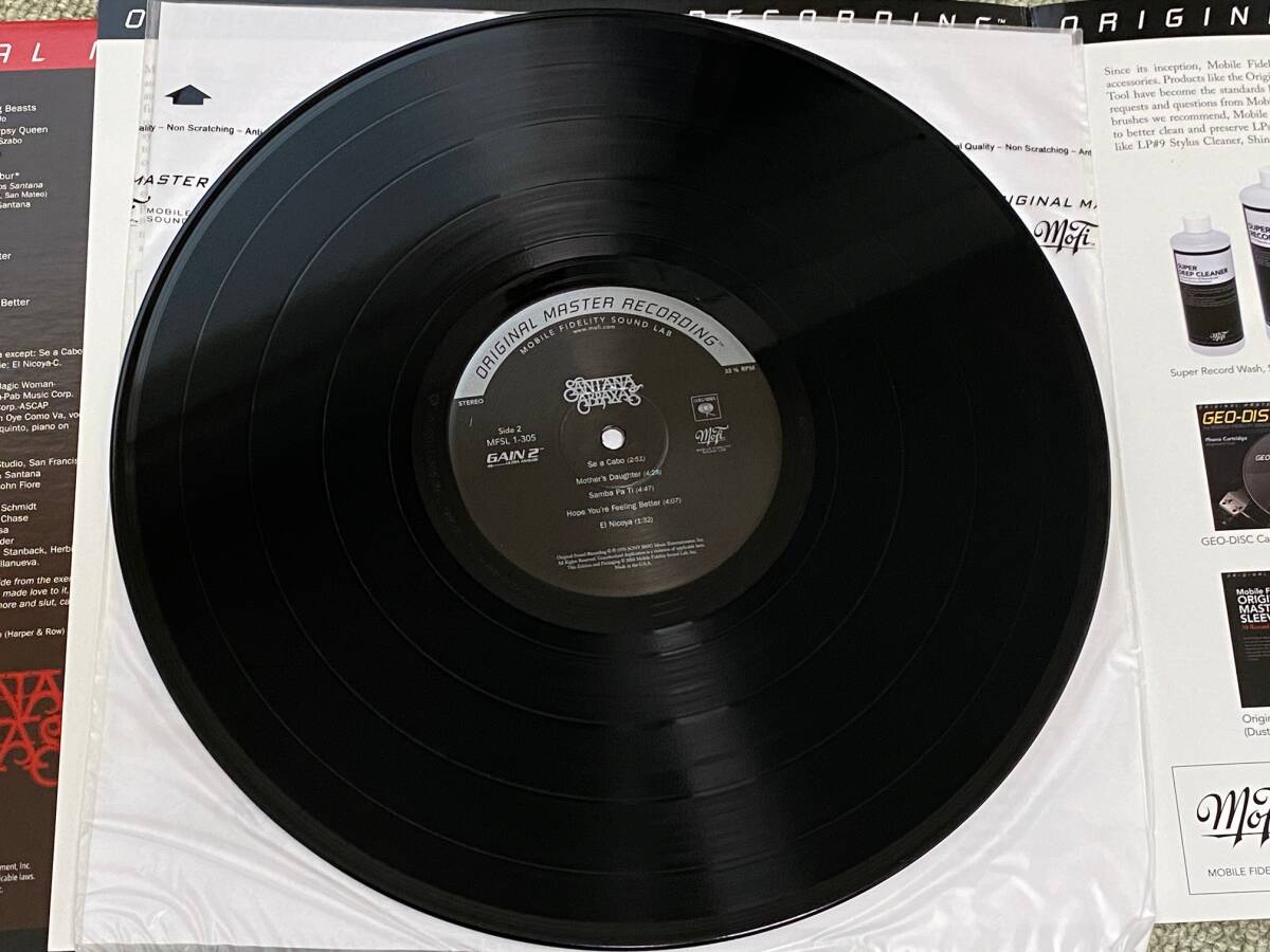 MFSL Santana Abraxas（Mobile Fidelity Sound Lab MFSL 1-305） 180g 重量盤 LP 超レア 極美盤！！の画像10