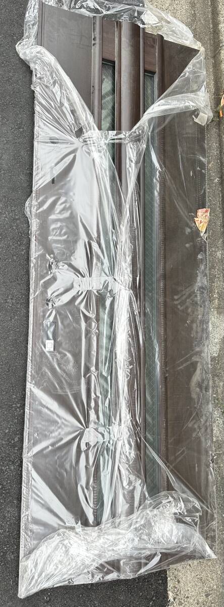 ■新品■玄関ドア サイズ:2160x760x50mm ■リフォーム■茶色(ブラン類)■扉のみ■東京の池袋より 引取りOK