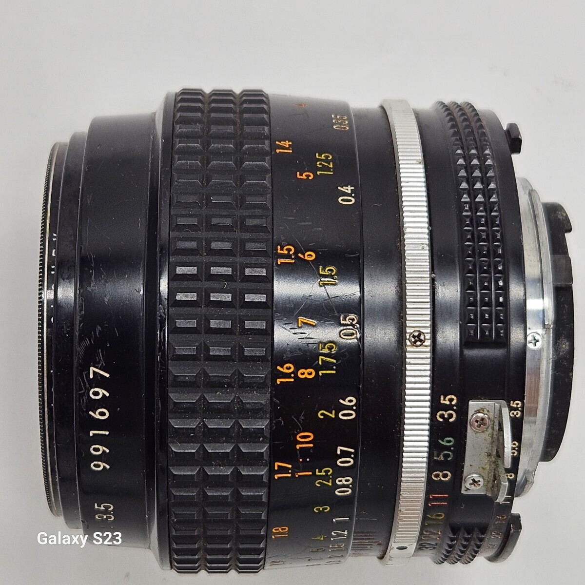 ★NIKON ニコン Ai micro Nikkor 55mm F3.5 ニッカー キャップ付き_画像8