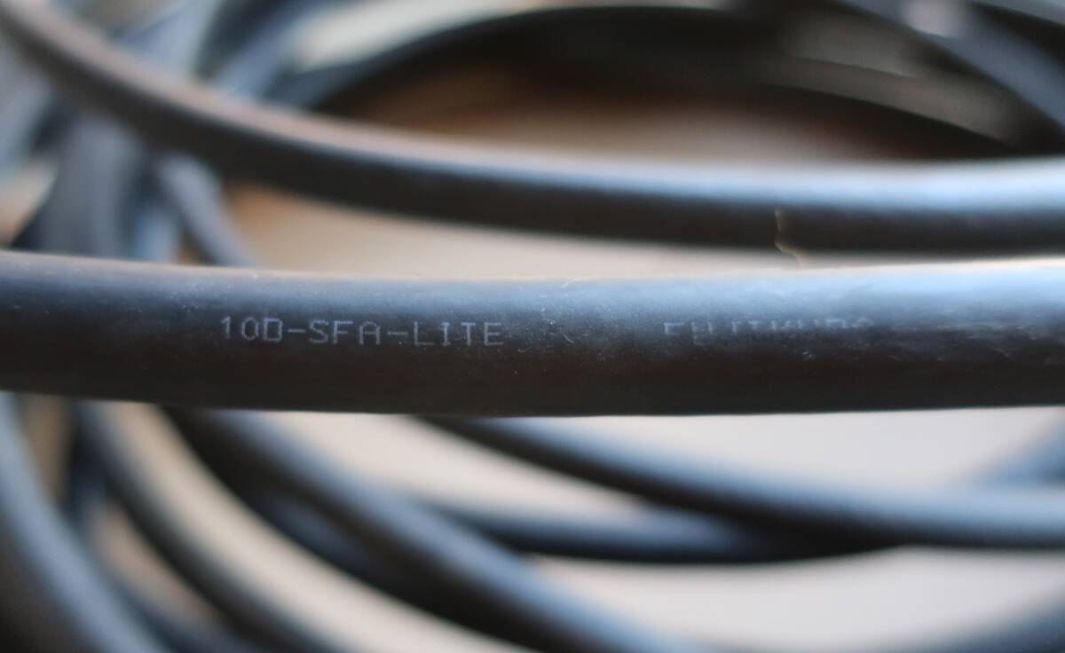  coaxial cable 10D-SFA-LITE fujikura approximately 25.5m