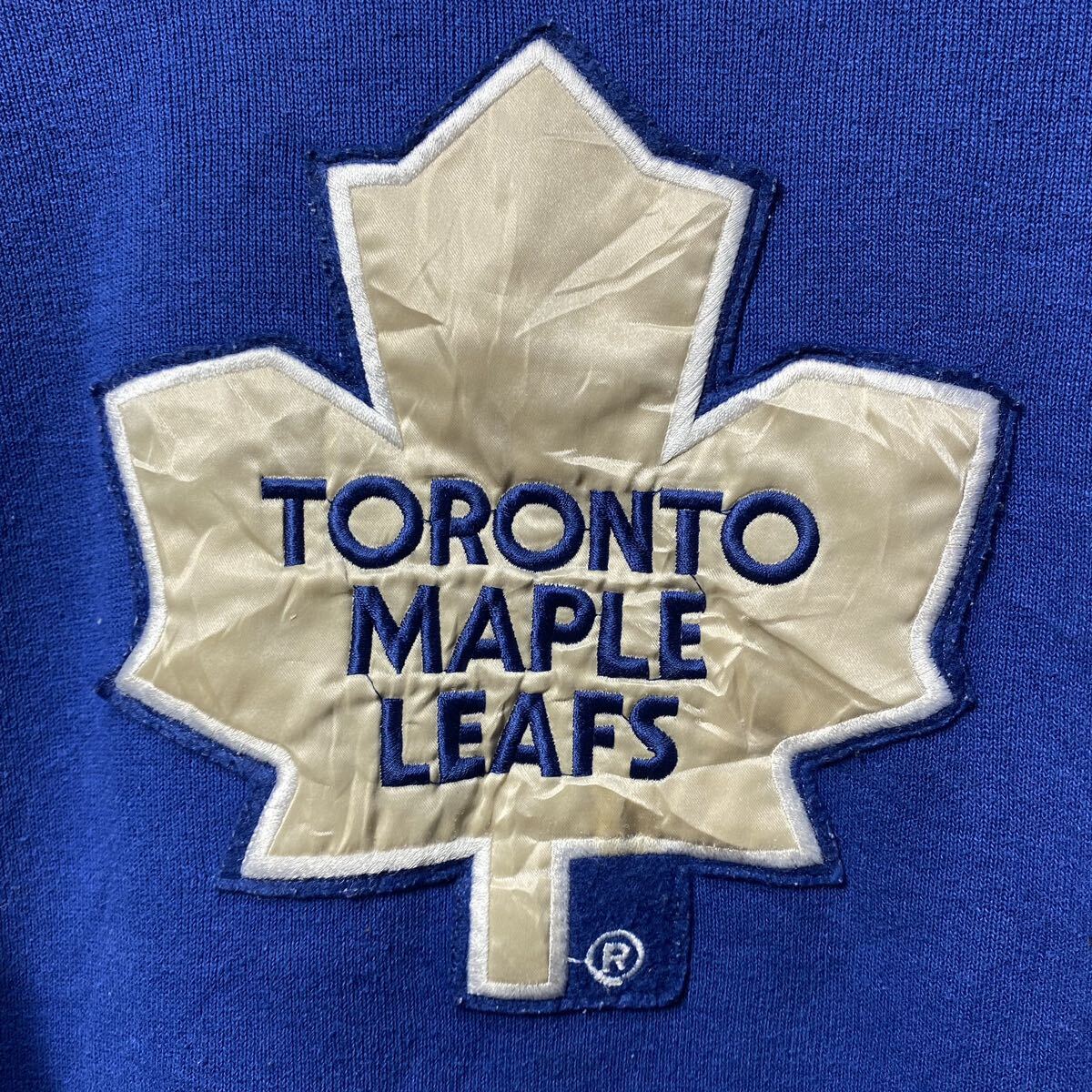 ■ 90s 90年代 ビンテージ STARTER NHL ” TORONTO MAPLE LEAFS ” メープルリーフス ホッケー シャツ サイズM 観戦 アメカジ スポーツ ■の画像3