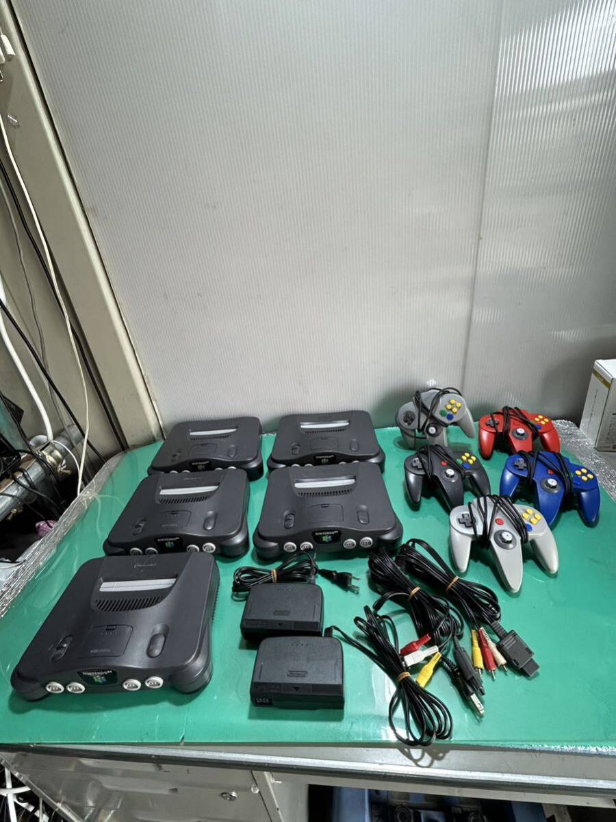 Nintendo 任天堂 ニンテンドー 64 本体 5台NUS-001 メモリー拡張 Nintendo 任天堂 ニンテンドー 64 本体 5台NUS-001 メモリー拡張