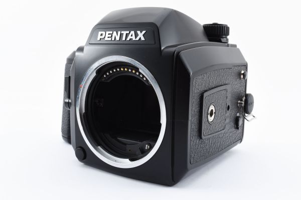 完動美品 Pentax 645N Body Film Camera 中判 フィルムカメラ / ペンタックス 専用ボディストラップ 各部動作確認済 動作良好 #4846_画像2