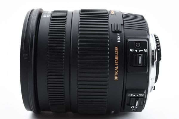 完動美品 Sigma 17-70mm F2.8-4 Macro DC OS HSM AF Lens 手ブレ補正 大口径 標準 ズームレンズ / シグマ ニコン Nikon F Mount APS-C #745_画像6