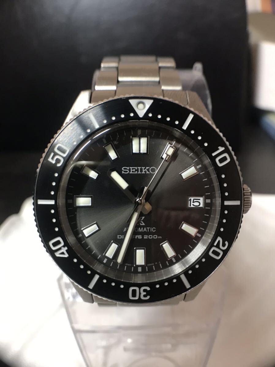 美品セイコー プロスペックス SEIKO PROSPEX ダイバースキューバ メカニカル　SBDC101 6R35_画像1