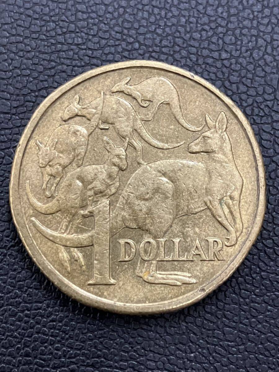 オーストラリア 1ドル 硬貨 外国コイン AUSTRALIA 1DOLLAR カンガルー 1984年_画像1