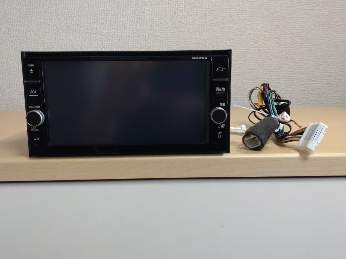  Nissan original MM317D-W navi digital broadcasting Full seg TV
