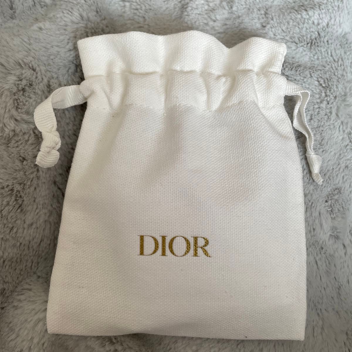 Dior ディオール　ノベルティチャーム　巾着セット