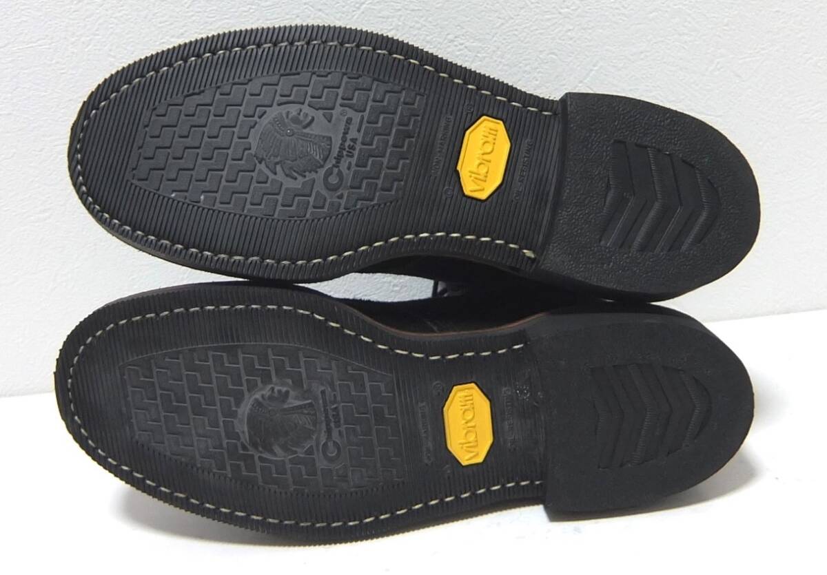 CHIPPEWA Chippewa suede plain tu boots black 25.5cm about black 