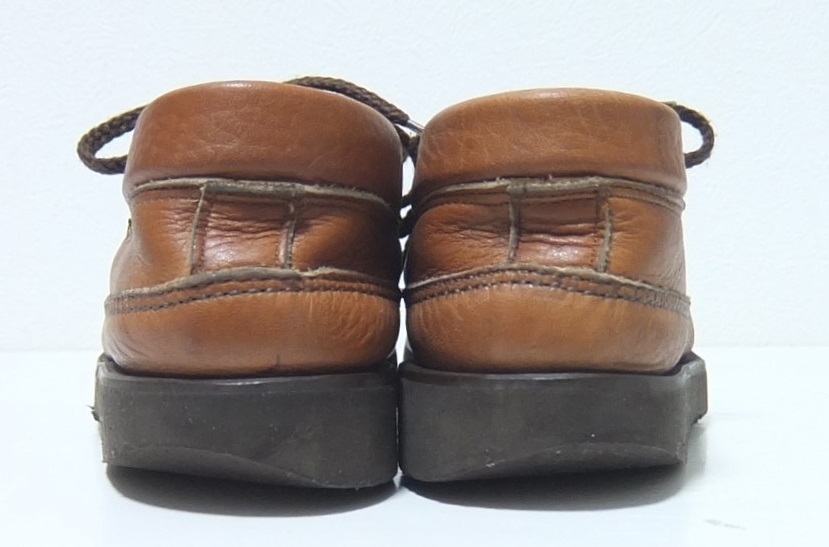 RUSSELL MOCCASIN ラッセルモカシン ローカット シューズ 茶 ７1/2 E_画像5