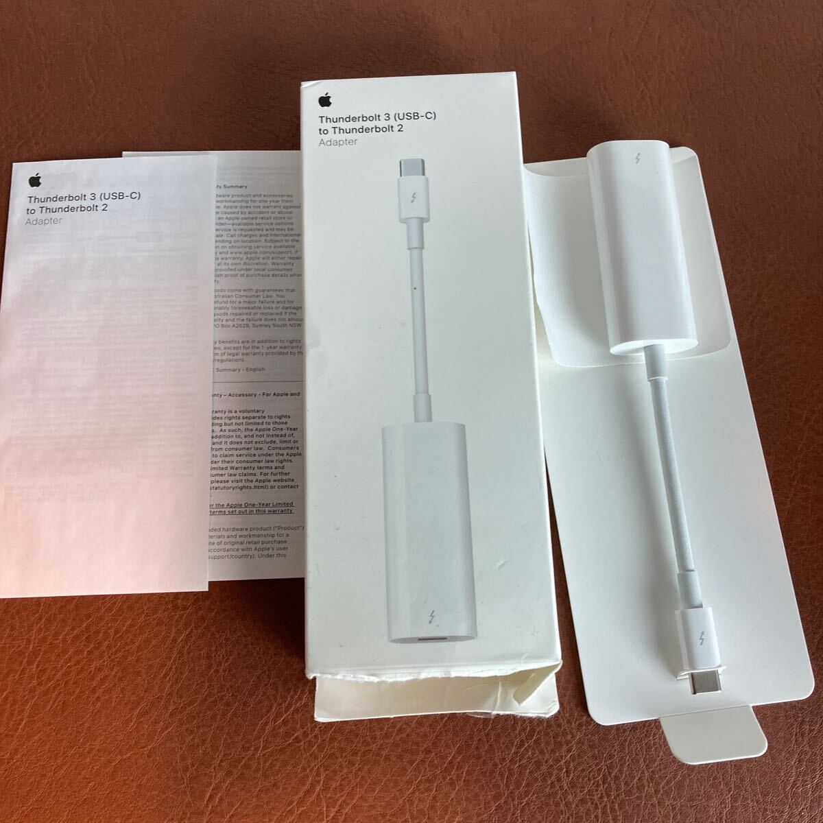 【動作未確認】Apple アップル Thunderbolt 3 USB-C Thunderbolt 2アダプタ A1790【送料無料】2405C_画像1