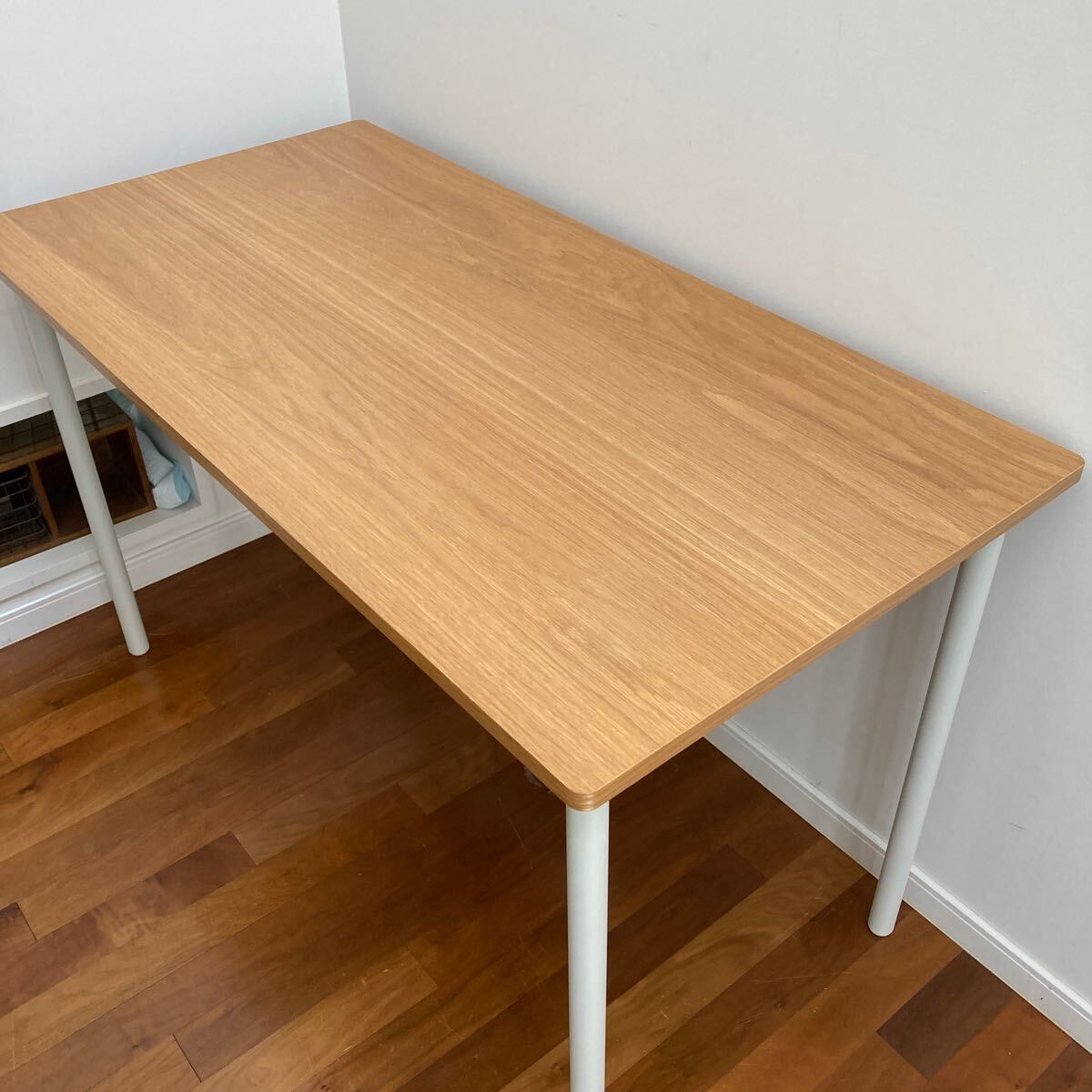 無印良品 オーク材天板 システムデスク 幅120cm スチール脚 無印良品 オーク材天板 システムデスク 幅120cm スチール脚