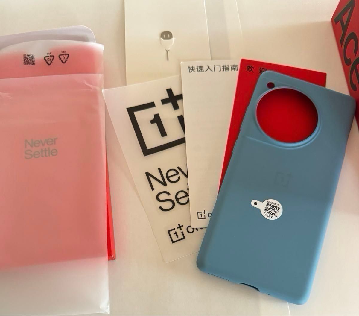 OnePlus Ace3  12/256G　ブルー　中国版simフリー　グローバルROM焼き済み　クリアケース・保護フィルム付き