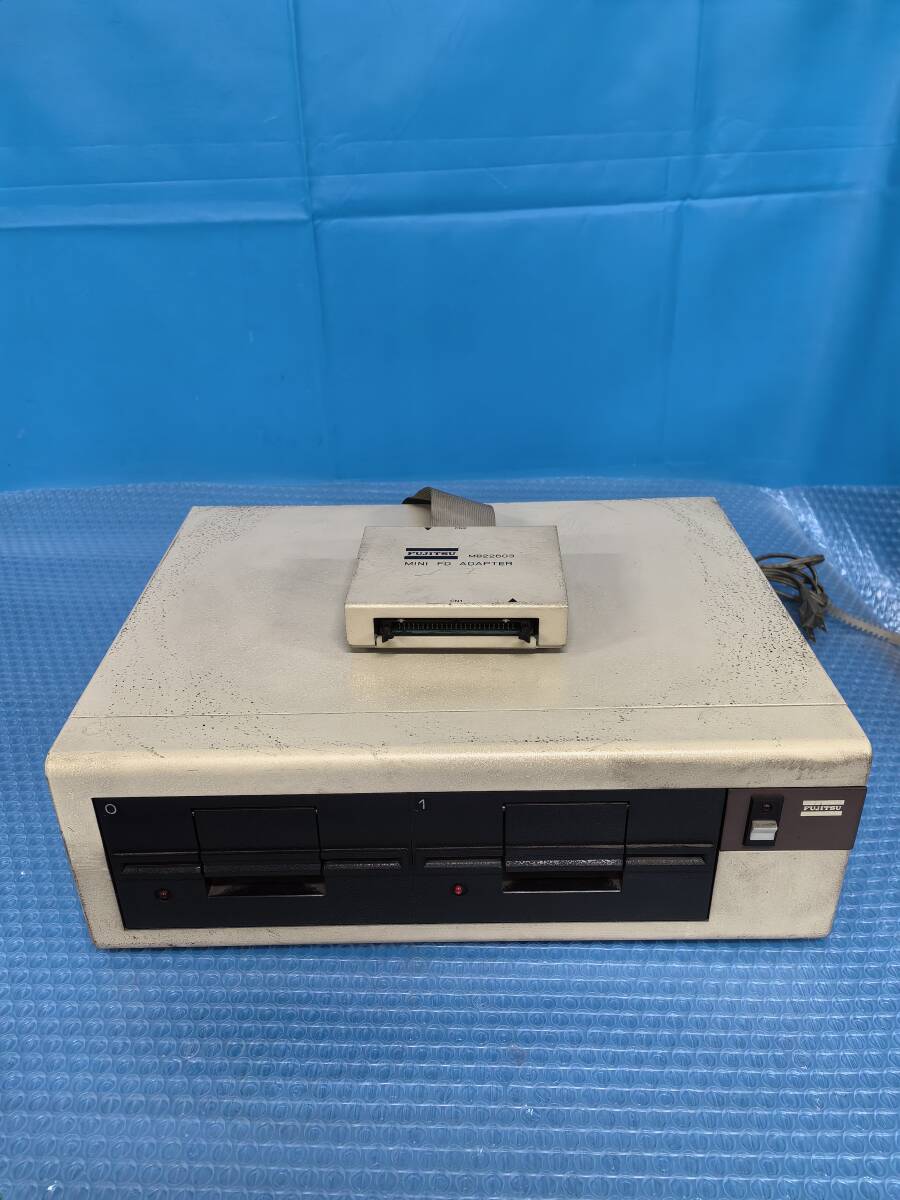 [YH1207] FUJITSU Fujitsu MINI FLOPPY DISK-UNIT MB27601 MINI FD ADAPTER MB22603 текущее состояние доставка 