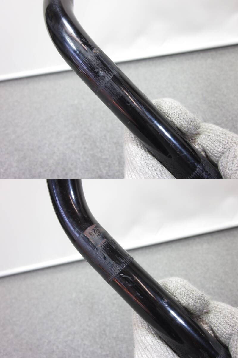 【A578④3】　カワサキ　純正ハンドル　ナロータイプバー　7/8インチ(22.2mm)　(幅)710×(高)75×(奥行)150mm　スチール／ブラック_画像9