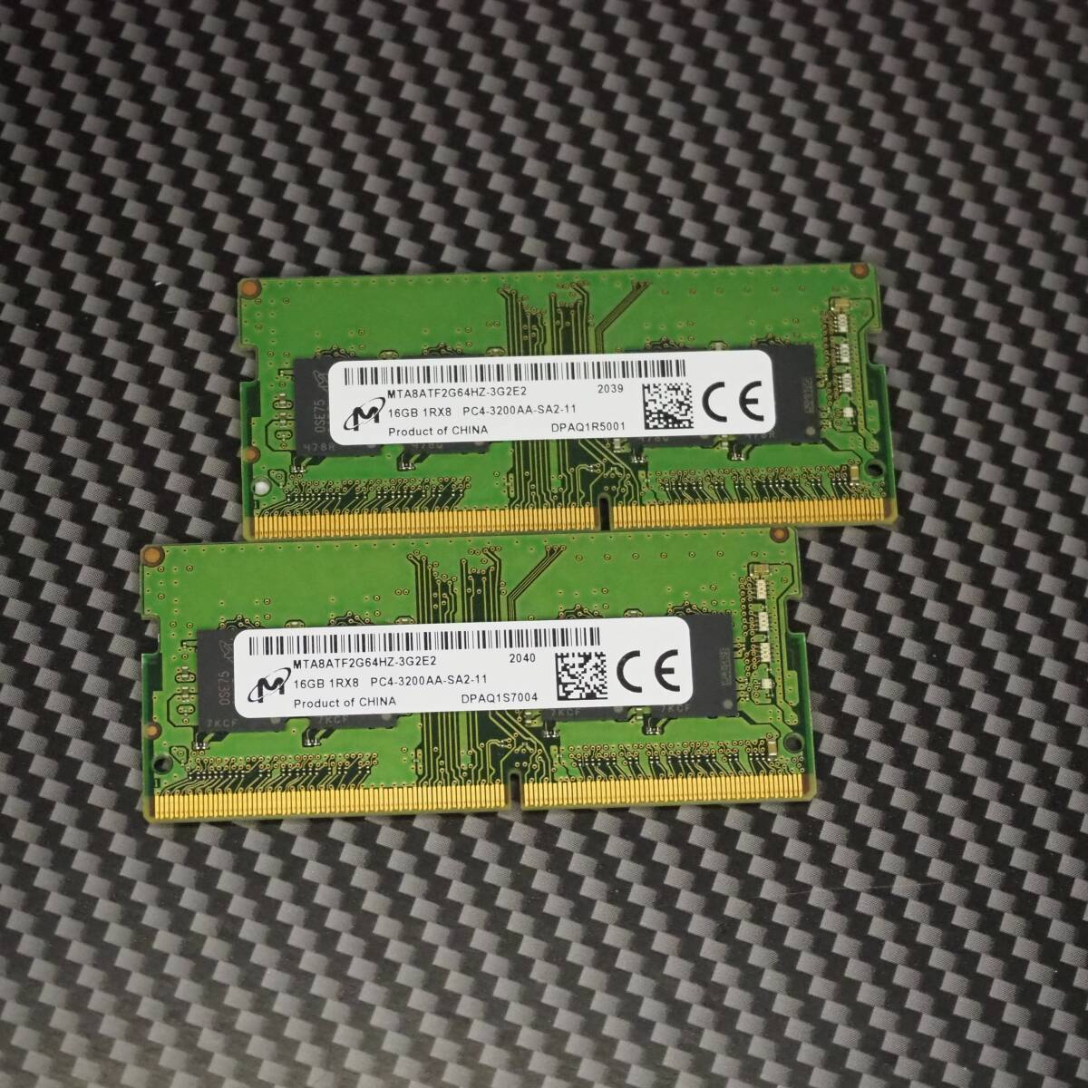 Micron PC4 3200AA 16GB×2(32GB) DDR4 SO-DIMM