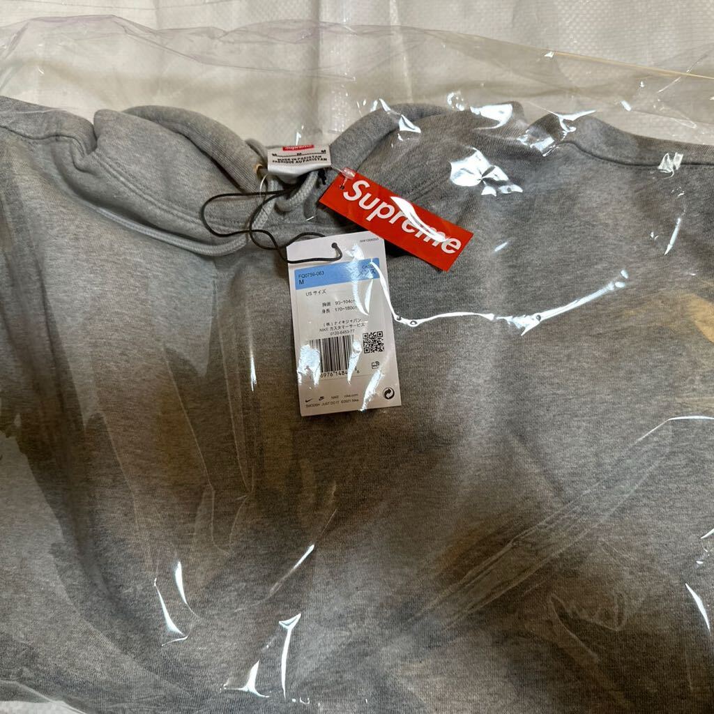 新品】 24SS M Supreme Nike Hooded Sweatshirt Heather Grey 新品】 24SS M Supreme Nike Hooded Sweatshirt Heather Grey