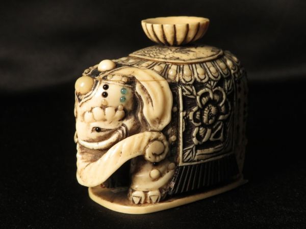 [1096].. thing ( inspection = seal case *. tighten ) Edo ~ collector purchase goods /..= regular spring . ornament . netsuke ( the first goods purchase goods )