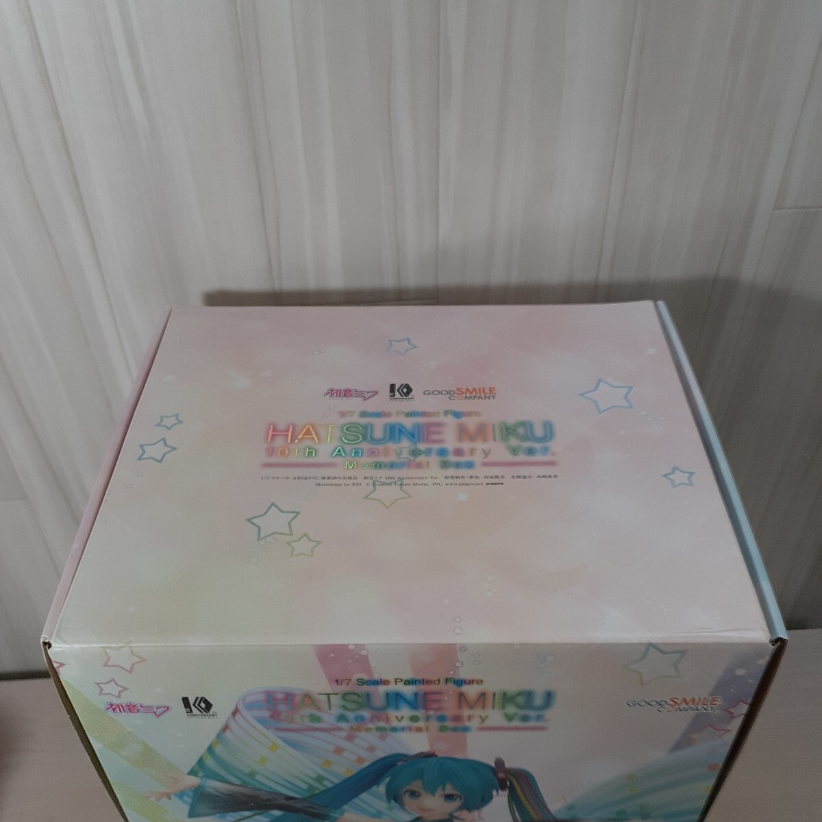 yu240510 * не использовался *gdo Smile Company Vocaloid 1/7 Hatsune Miku 10th Anniversary Ver. Memorial Box