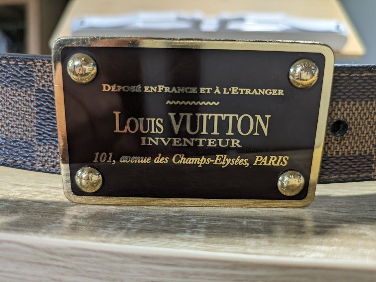 LOUIS VUITTON ルイ・ヴィトン サンチュール アヴァントゥール ダミエ ベルト 