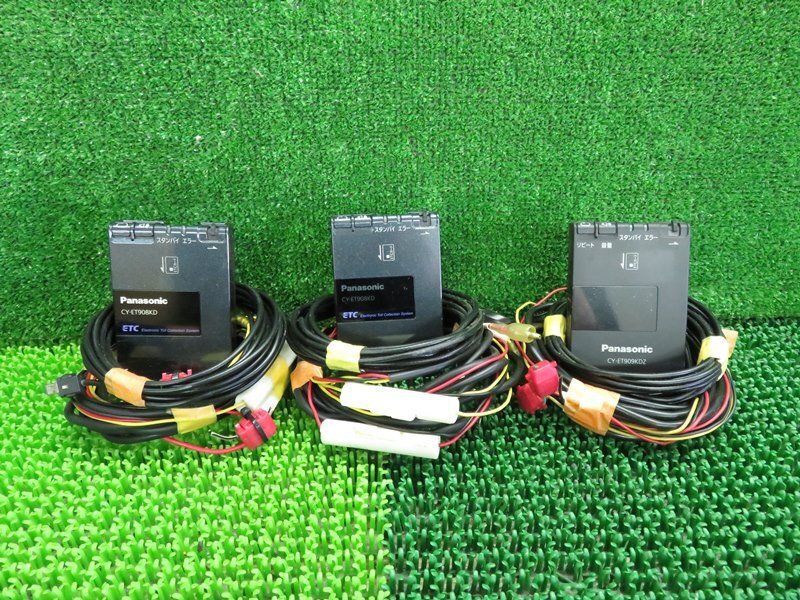 [psi] Panasonic antenna sectional pattern sound guide type ETC on-board device 10 pcs. set light car electrification verification settled CY-ET909KDZ CY-ET909KD CY-ET908KD etc. 