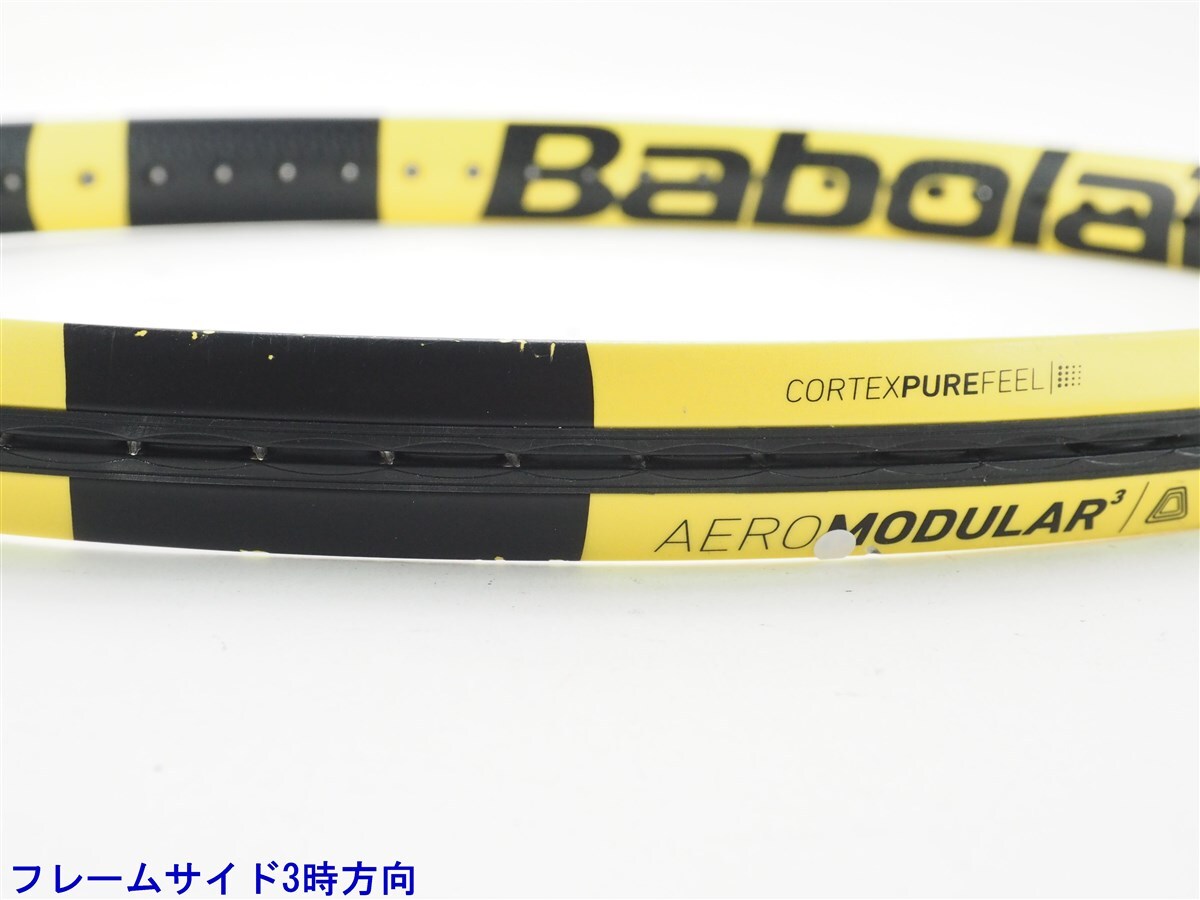 中古 テニスラケット バボラ ピュア アエロ 2019年モデル (G3)BABOLAT PURE AERO 2019_画像8