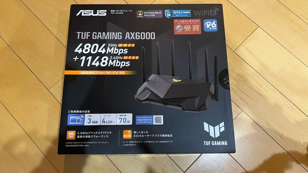 ASUS TUF-AX6000 GAMING 無線LANルーター の画像1