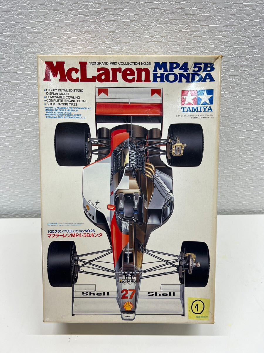 プラモデル マクラーレン MP4/5B ホンダ A.セナ G.ベルガー タミヤ 未組立 TAMIYA McLaren 現状品①_画像1