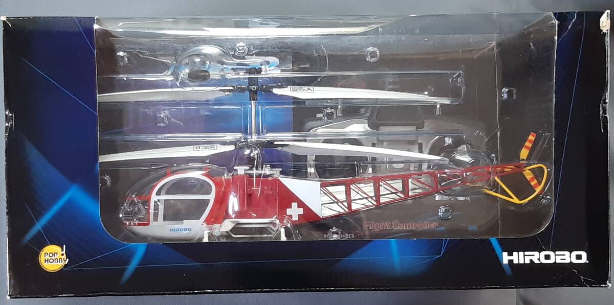 HIROBO Hirobo same axis . rotation system for interior electric worn X.R.B llama radio controller helicopter RC [ bell 47G H-13 manner helicopter approximately 1/32] lack of equipped 