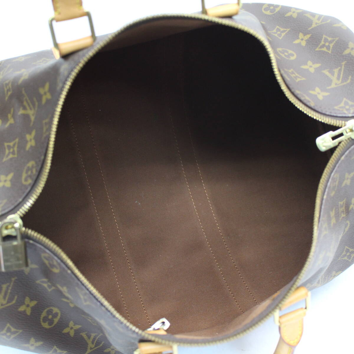 582)【1円スタート♪/美品】LOUIS VUITTON ルイヴィトン キーポル45 M41428 ボストンバッグ 旅行鞄 モノグラムキャンバスの画像9