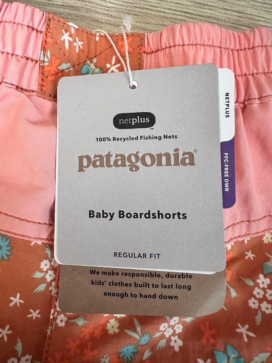 新品タグ付き　patagonia パタゴニア　baby boardshorts ボードショーツ　ショートパンツ　水着　 