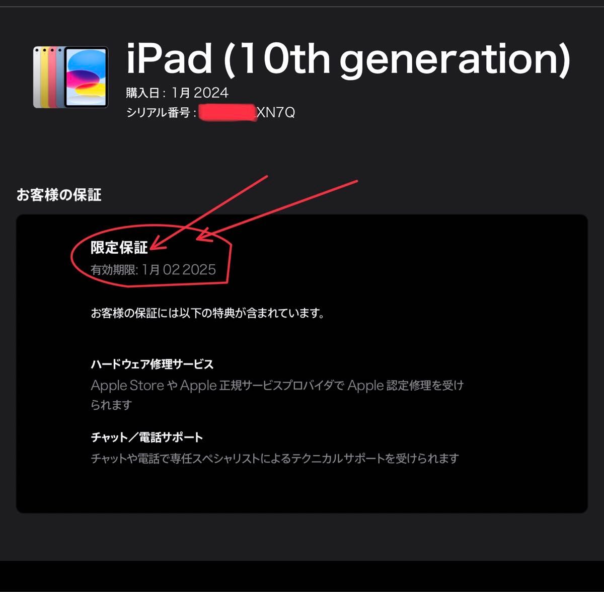 [アップル保証] Apple iPad 第10世代 10.9インチ 64GB Wi-Fi MPQ03J/A A2696 シルバー