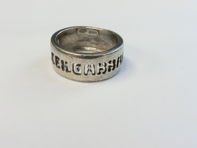 DOLCE&GABBANA серебряное кольцо 925 печать Dolce & Gabbana D&G кольцо 