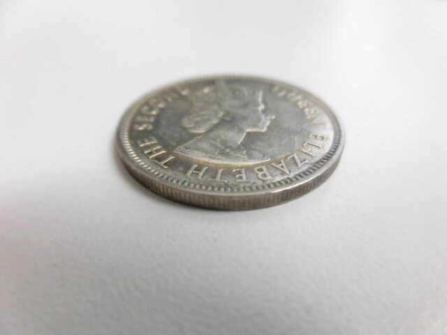 イギリス領 英領 マラヤ 20セント銀貨 2枚 ジョージ6世 1939年 エリザベス 1957年_画像6