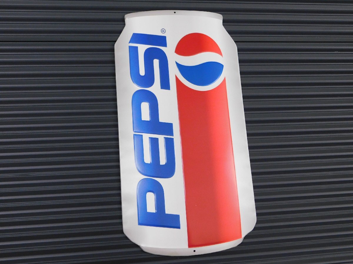 送料\350【ＰＥＰＳＩ・ペプシ】※《エンボスメタルサイン／缶型》 アメリカン雑貨　エンボス看板　ブリキ看板　5_画像3