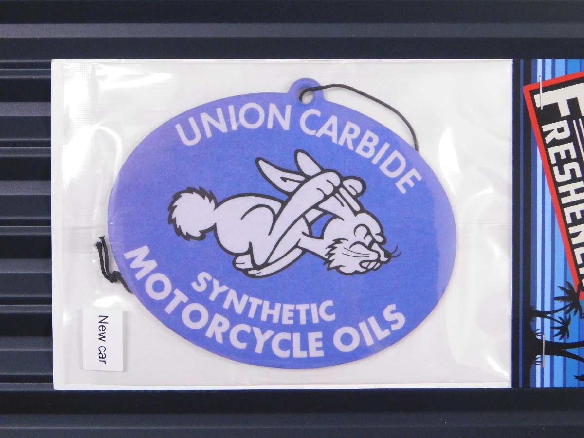 送料\120【UNION CARBIDE・ユニオンカーバイド】※《エアーフレッシュナー2枚・NEW CAR／ニューカー》　AIR FRESHENER　アメリカン_画像2