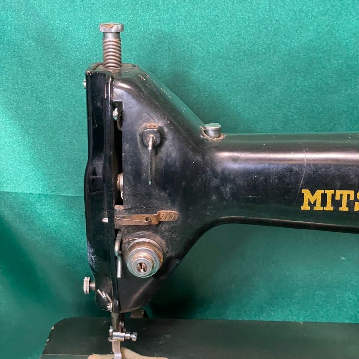 MITSUBISHI DB3 stepping sewing machine MMC Mitsubishi retro black antique home use business use 