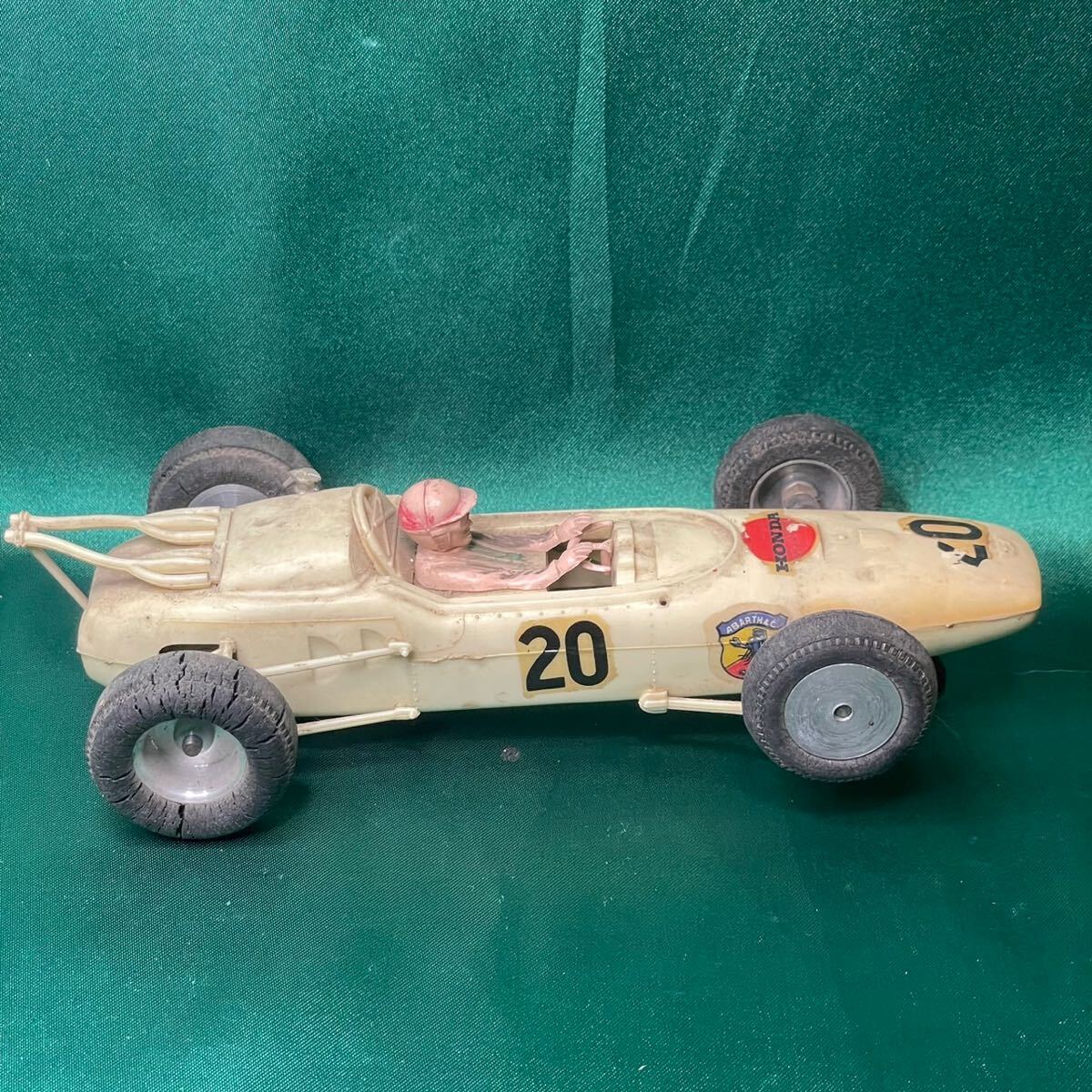 希少品 スロットカー ホンダ F1 ゼッケン20 No.20 ミニカー 白 ホワイト レトロ_画像4