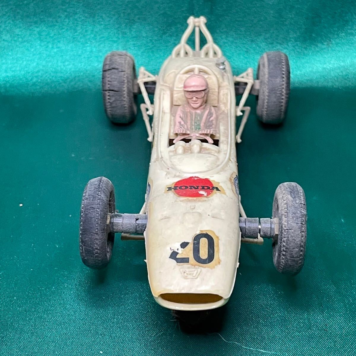 希少品 スロットカー ホンダ F1 ゼッケン20 No.20 ミニカー 白 ホワイト レトロ_画像3