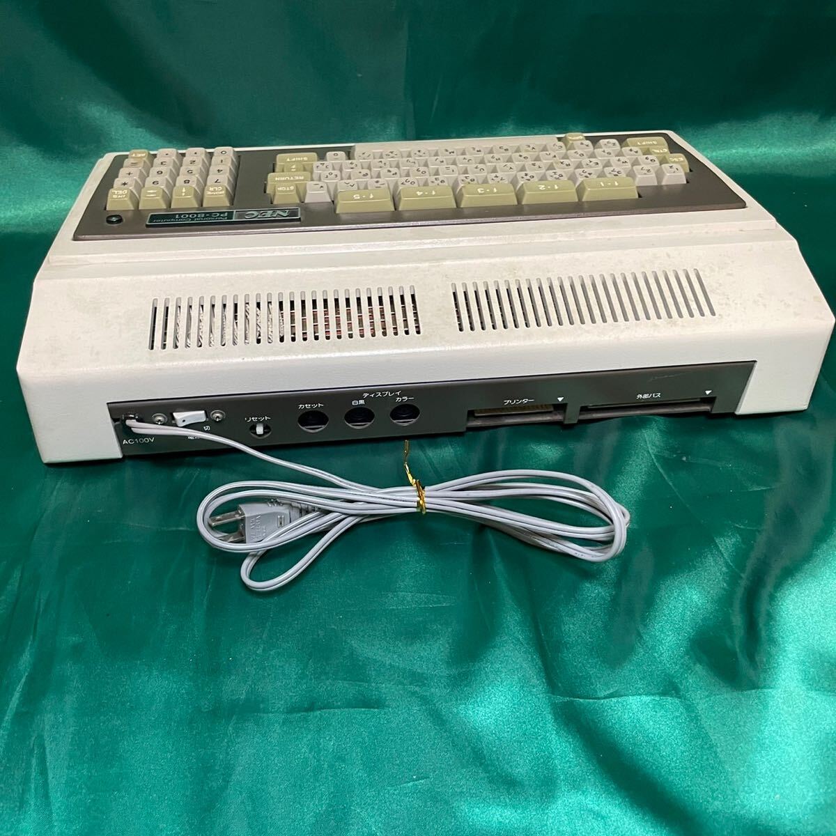 名機? NEC PC-8001 PC パソコン レトロ 希少品 ビンテージ 飾りにも _画像8